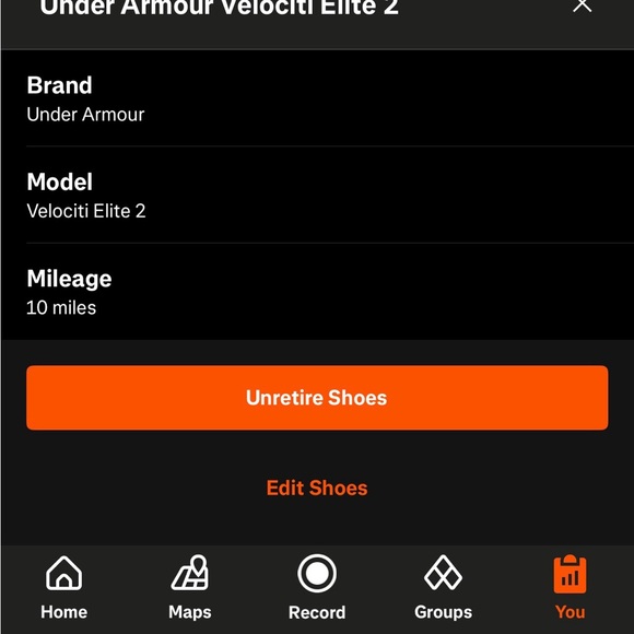 Under Armour Velociti Elite 2/US Men’s 9.5/10 Miles of Use - Picture 3 of 3